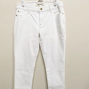 Fabulous Michael Kors White Straight Leg Jean NWT
